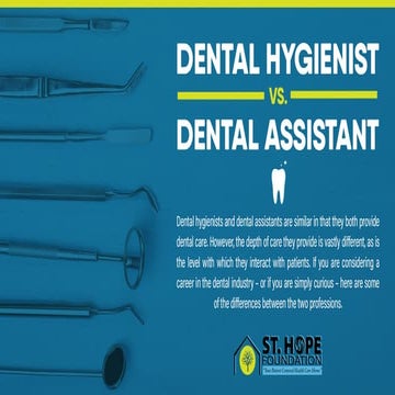 Dental Hygienist vs Dental Assistant | PDF