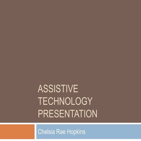 Assistive Technology