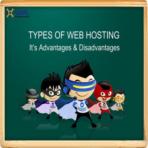 Different types of Web hosting
