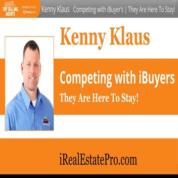 Competing with iBuyers | They Are Here To Stay!