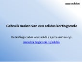 adidas kortingscode 2019