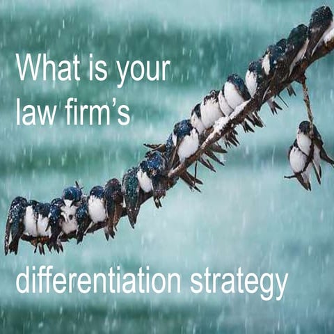 Law Firm Differentiation - Blend In or Stand Out