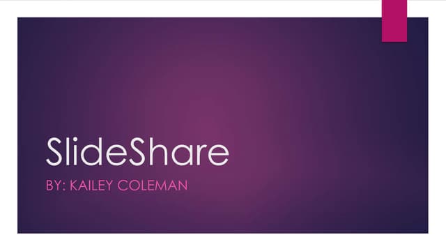 Using Slide Share