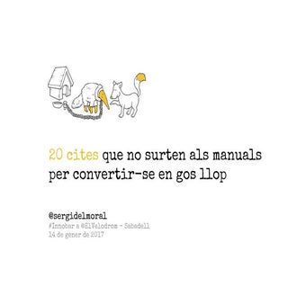 Manual per convertir se en gos llop...