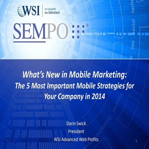 Mobile Marketing Strategies 2014