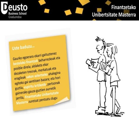 Finantzetako Unibertsitate Masterra