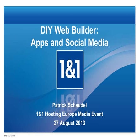 DIY Web Builder: Apps and Social Media