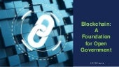 Blockchain: A Foundation for Open G...