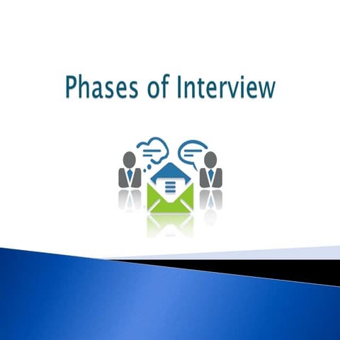 Slide share phases of an interview