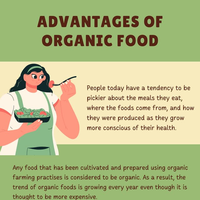 Advantages of organic food PDF