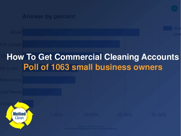 How To Get Commercial Cleaning Accounts