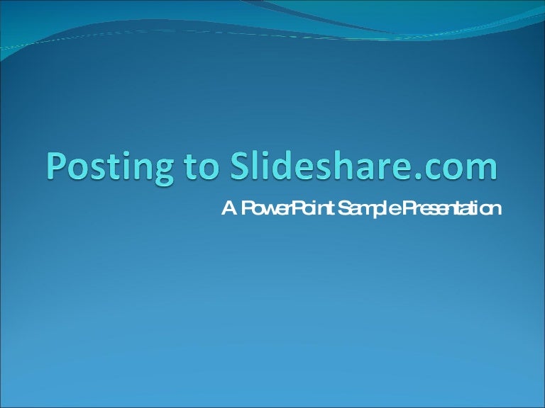 Slideshare Powerpoint