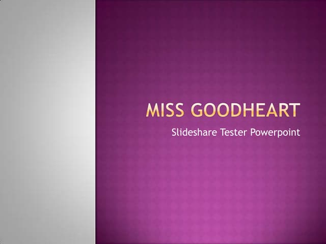 Slideshare ppt
