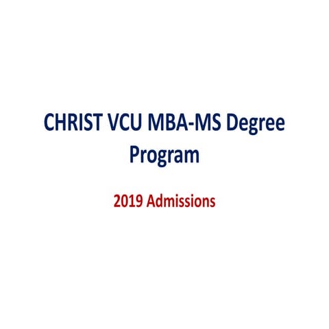 Vcu business school presentation | PPTX