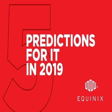 5 IT Predictions for Digital Business in 2019