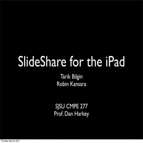 Slideshare presentation