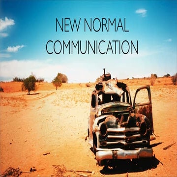 New normal communication