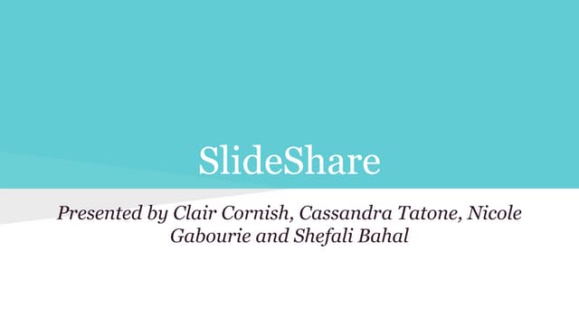 Slide share presentation