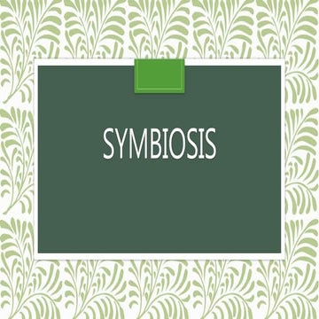 Symbiosis Updated