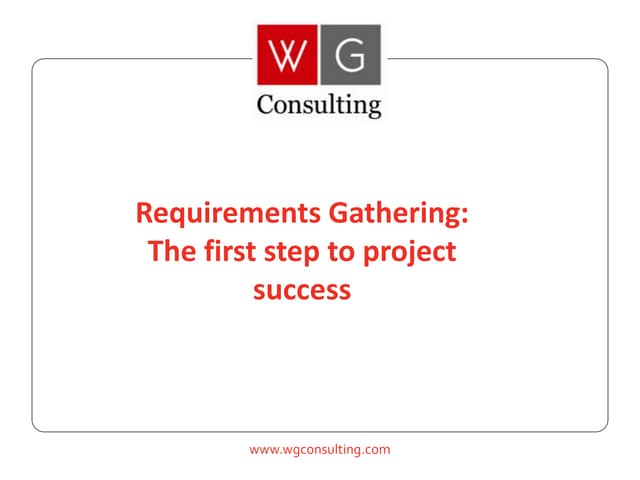 Requirements Gathering for Project Management Success