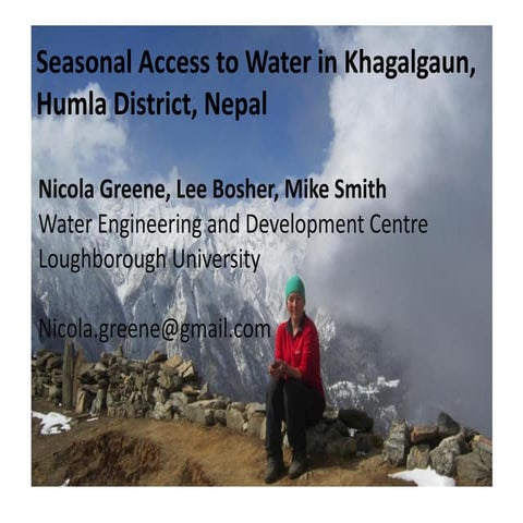 Seasonal Access to Water in Khagalgaun