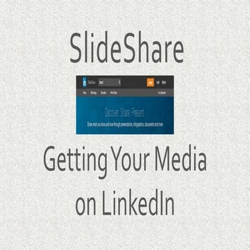 What Should go Onto Your SlideShare Presentation