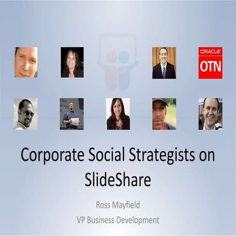 Corporate Social Strategists on SlideShare