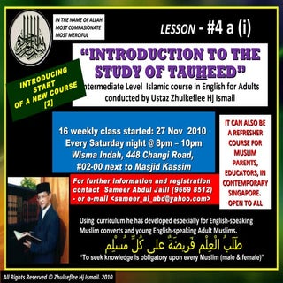 [Slideshare]tauhid course(#4a-inner...