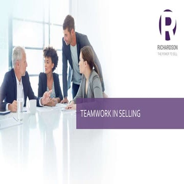 Richardson Research: Teamwork in Selling