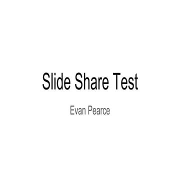 Slide share trial | PPTX