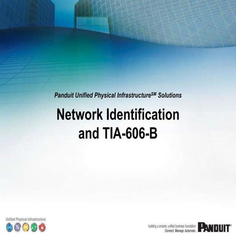 Network Identification and TIA-606-B