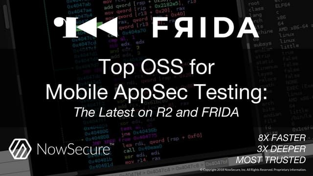 Top OSS for Mobile AppSec Testing: The Latest on R2 and FRIDA