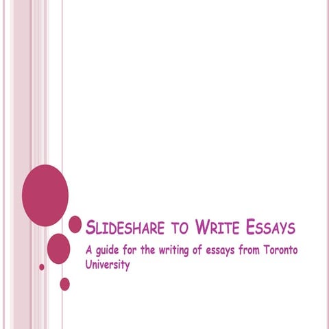 Slideshare to write essays