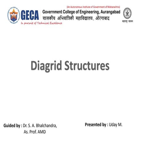 Diagrid Structures: Introduction & Literature Survey