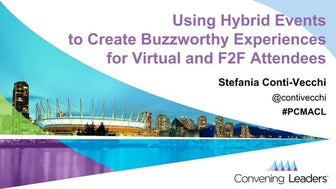 Using hybrid events to create buzzworthy experiences