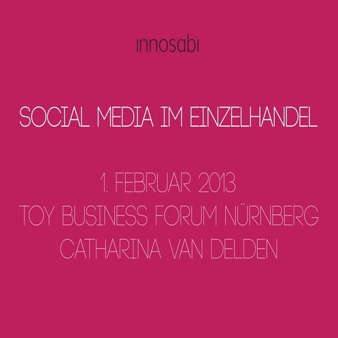 Social Media im Einzelhandel