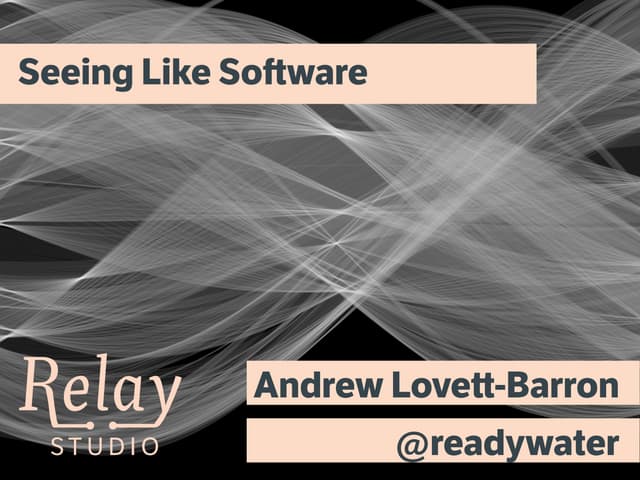 Seeing Like Software