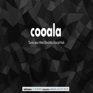 cooala - turn your website into a social hub