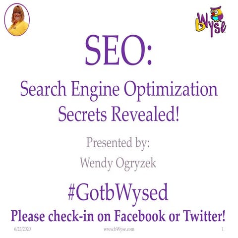 Search Engine Optimization: Secrets Revealed!