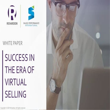 Success In The Era Of Virtual Selling