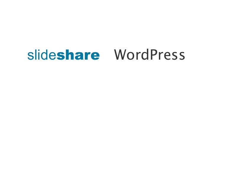slideshareをwordpressに投稿する方法まとめ