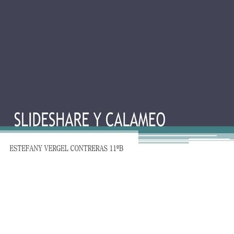 Slideshare y calameo