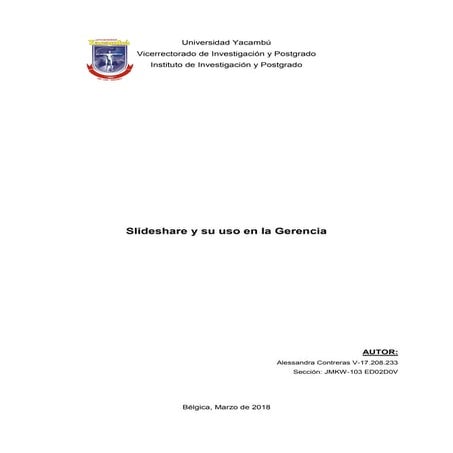 Slideshare y el gerente