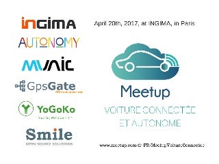 Meetup #7 Voiture Connectée et Autonome à Paris