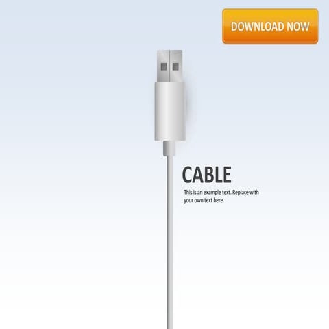 Cable Connection by Slideshop