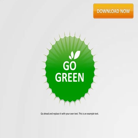 Go Green by Slideshop