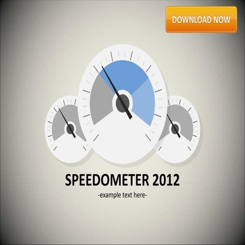 Speedometer 2012 By Slideshop