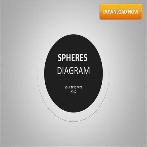 Spheres Diagram Black by Slideshop 