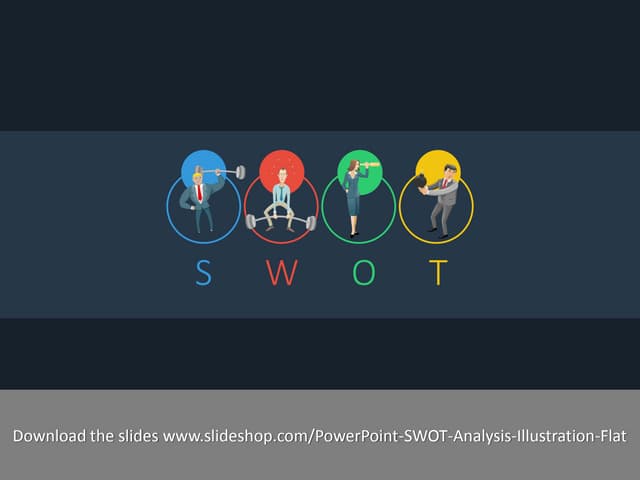 SWOT Analysis Illustration Flat