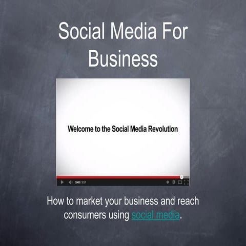 Social Media Marketing for Business
